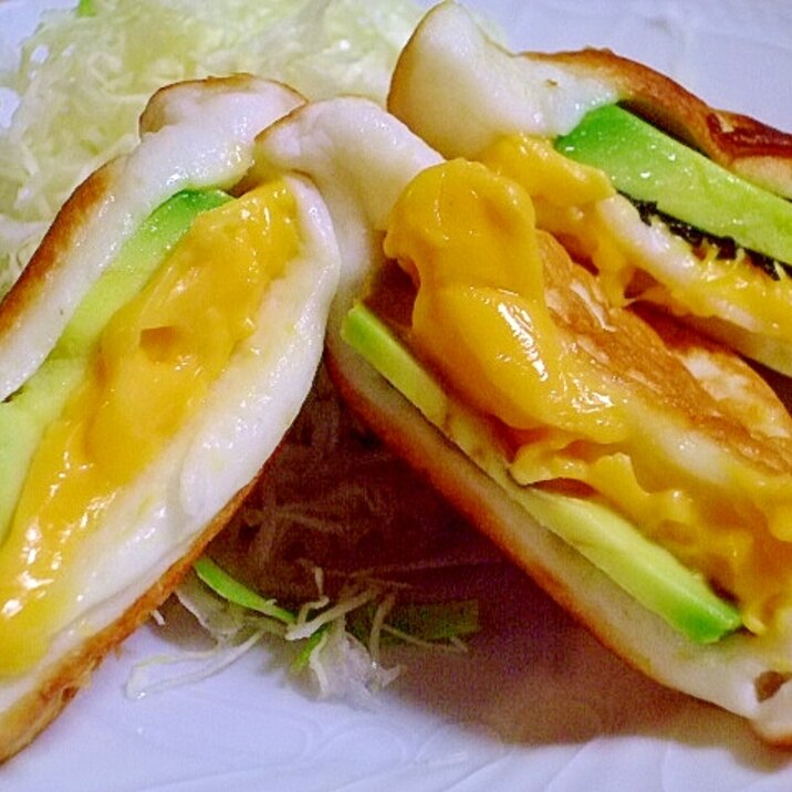 アボカド チーズのはんぺん挟み焼き レシピ 作り方 By Nozayomi 楽天レシピ